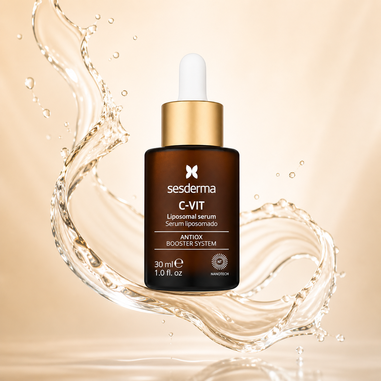 Sesderma C-VIT Liposomal Serum 30ml vitamin C face serum for brightening dull skin and improving radiance