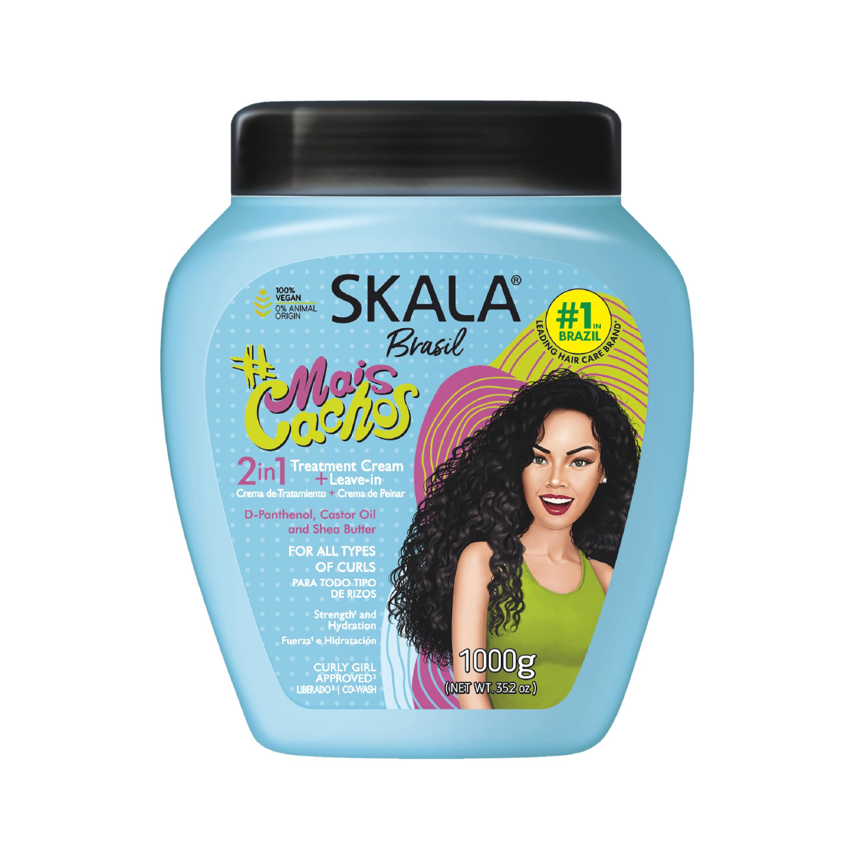 Skala Expert Mais Cachos 2In1 Hair Crm Treatment 1000G