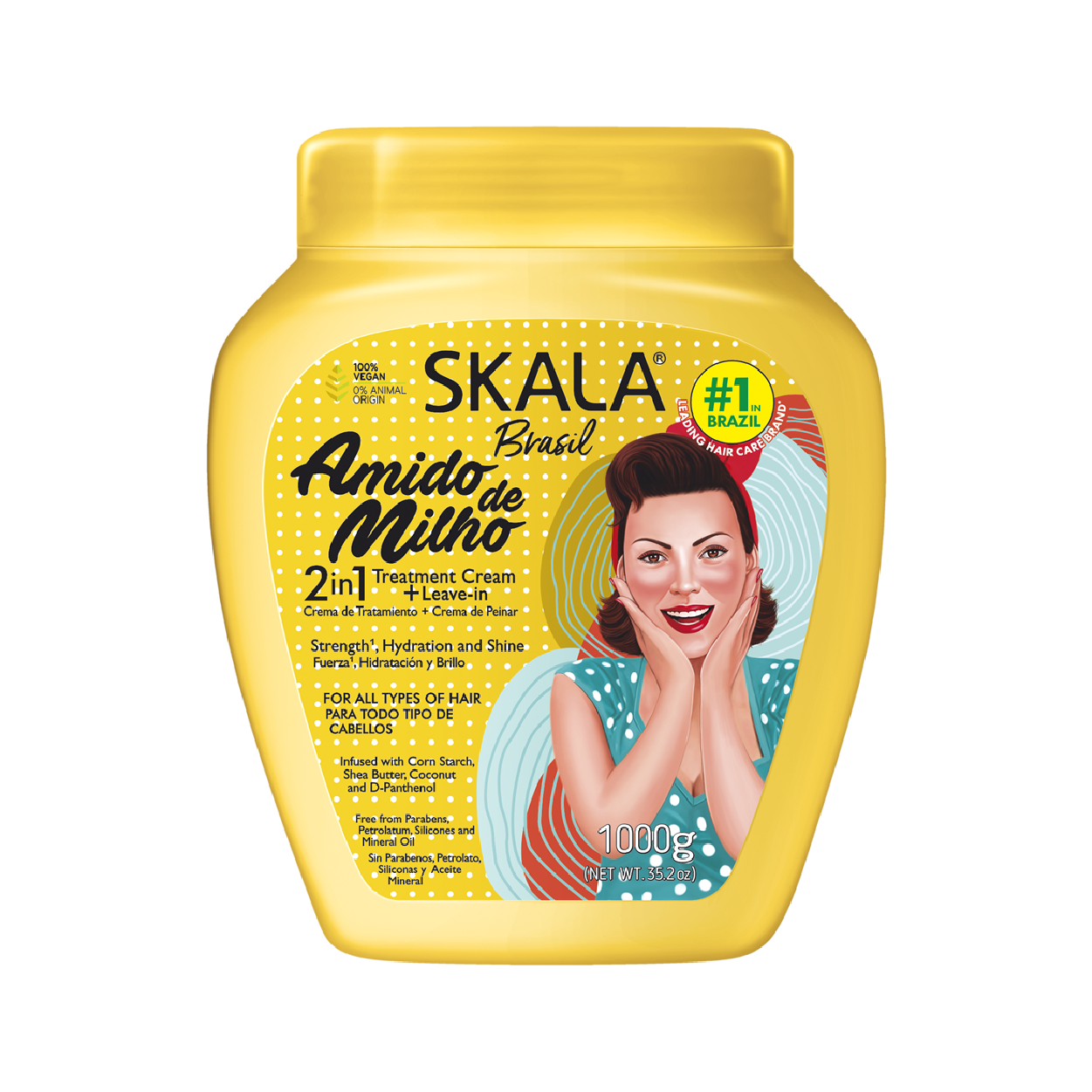 Skala Amido De Milho Hair Treatment 1000G