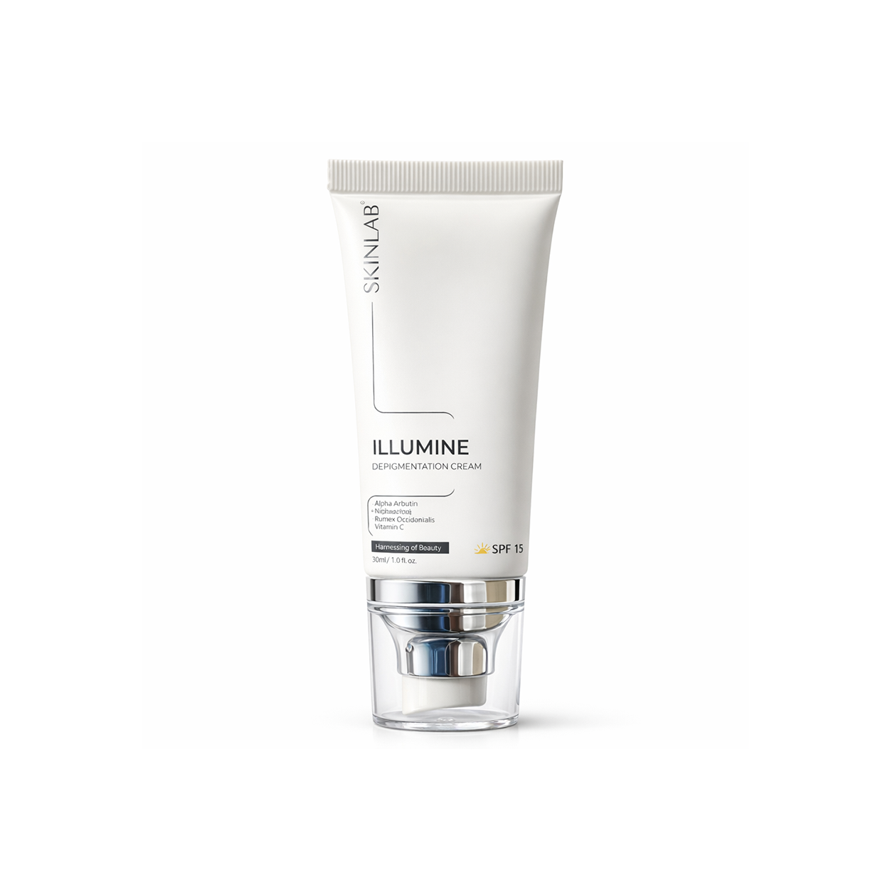 SkinLab Illumine Depigmentation Cream SPF15 50ml tube for dark spots and pigmentation treatment with brightening formula