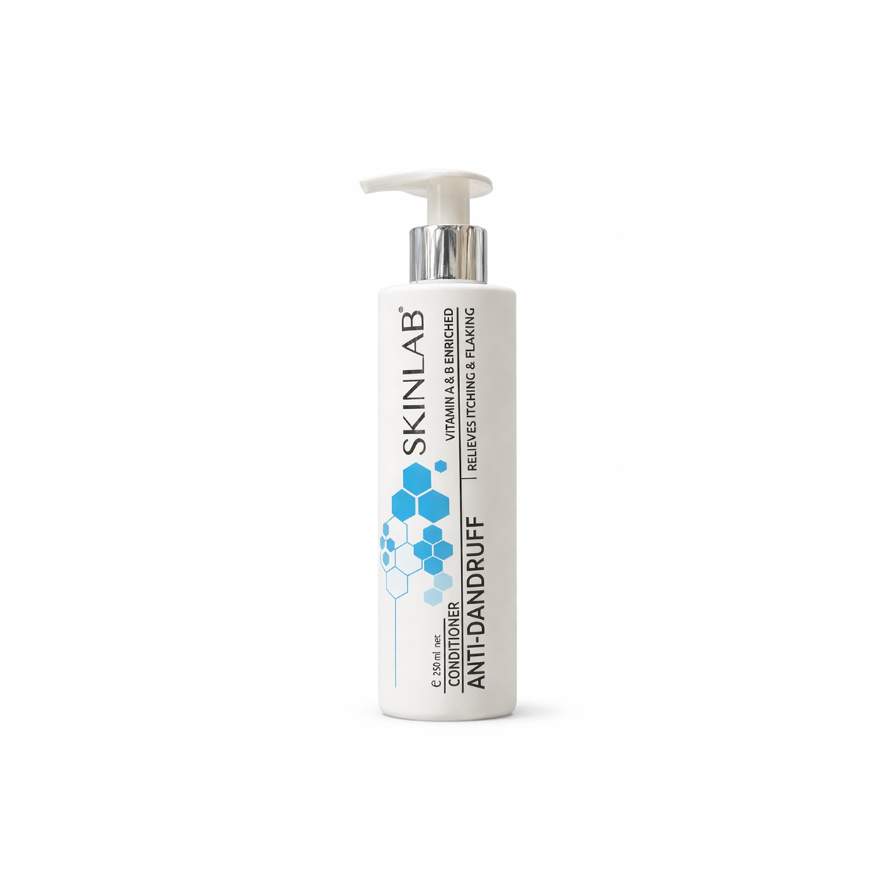 SKINLAB Anti-Dandruff Conditioner 250ml bottle for relieving itching and flaking scalp with vitamin-enriched formula