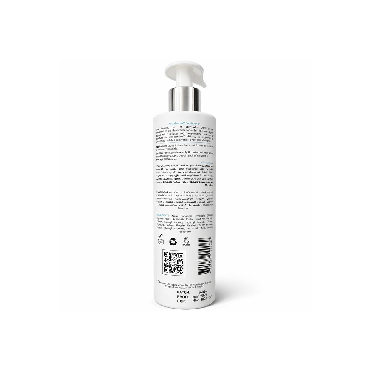 Skinlab Anti-Dandruff Conditioner 250ml | Buy Online UAE