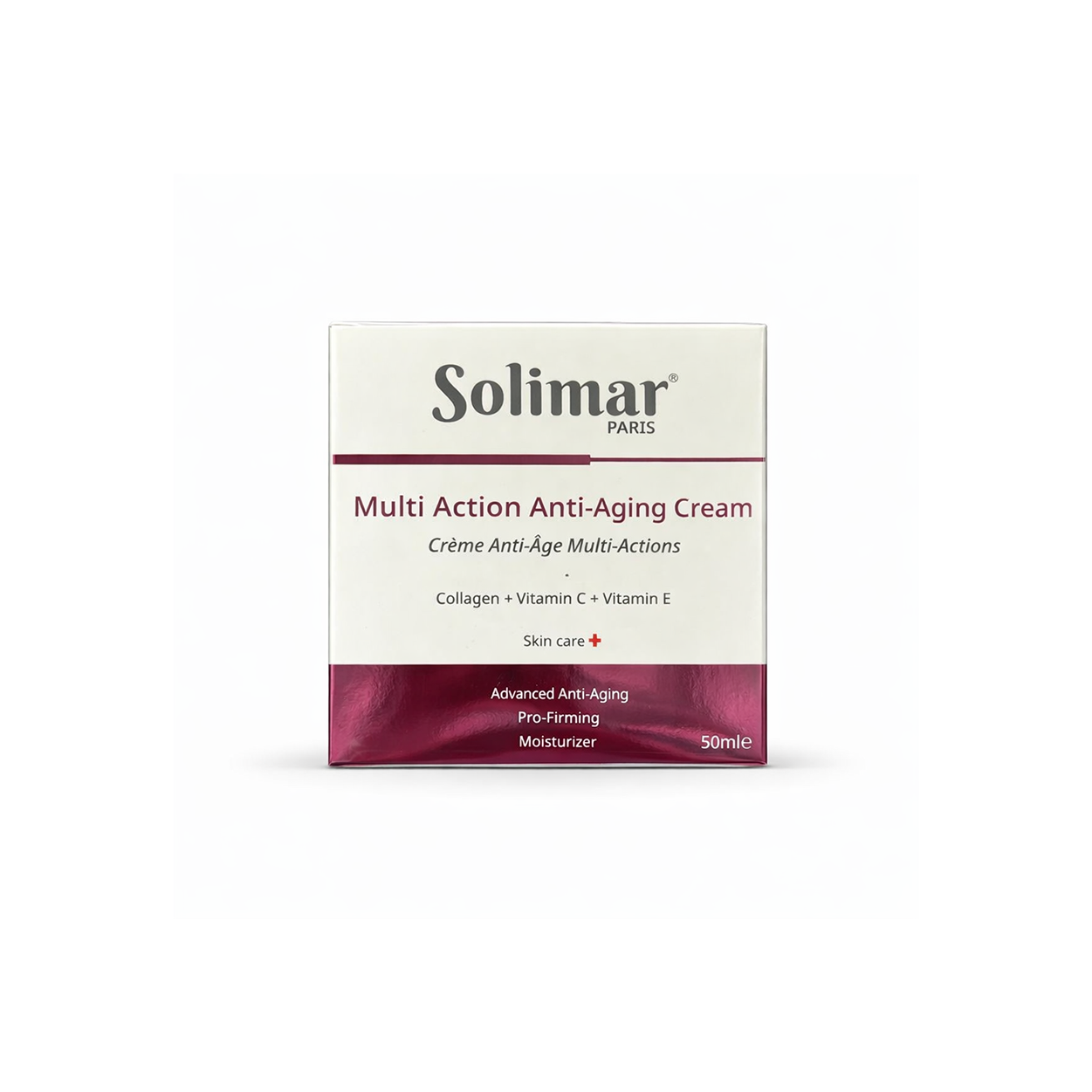 Solimar Paris Multi Action Anti-Aging Cream 50ml face cream for wrinkles and firming skin with collagen and vitamin C