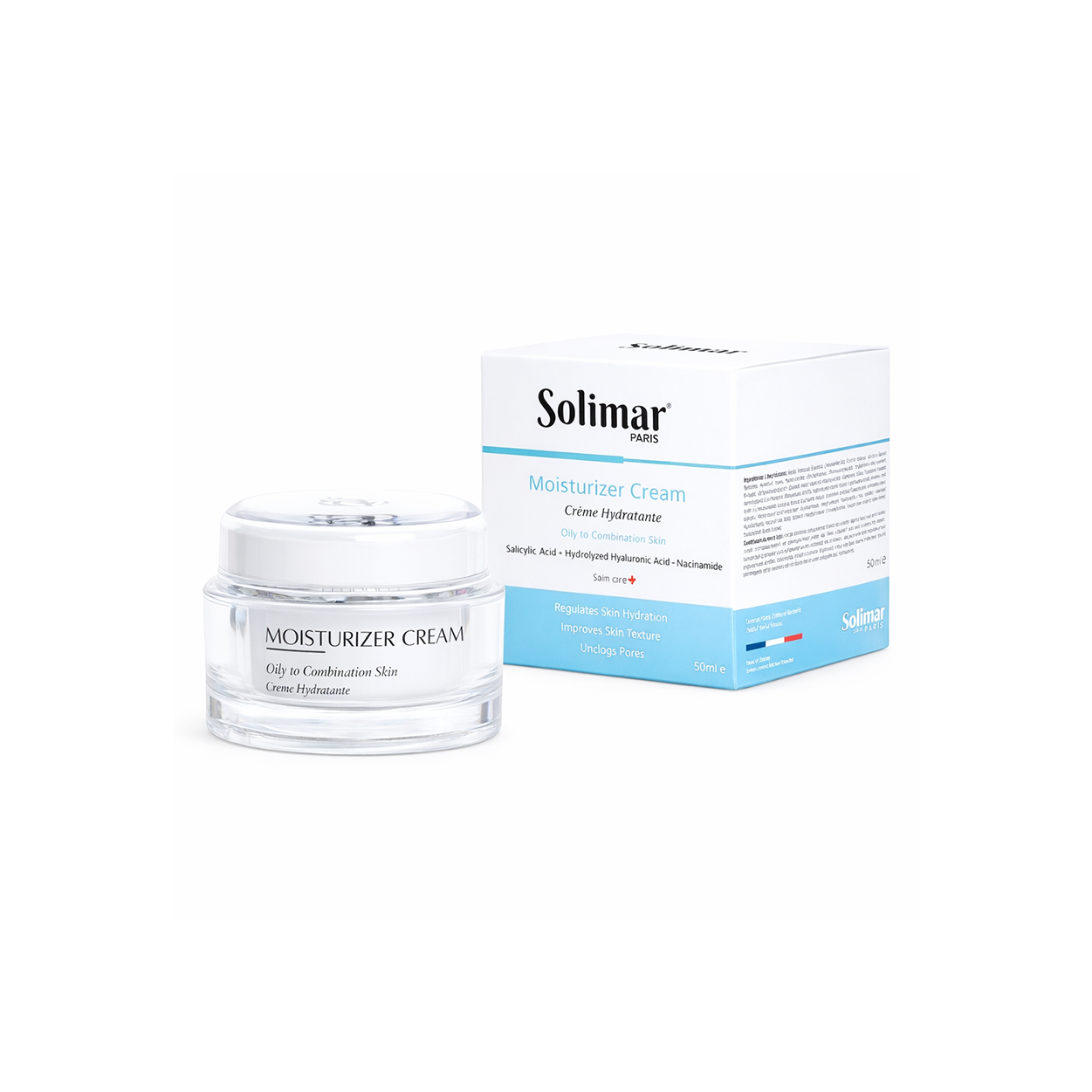 Solimar Paris Moisturizer Cream 50ml oil control face moisturizer for oily and acne-prone skin with hydration benefits