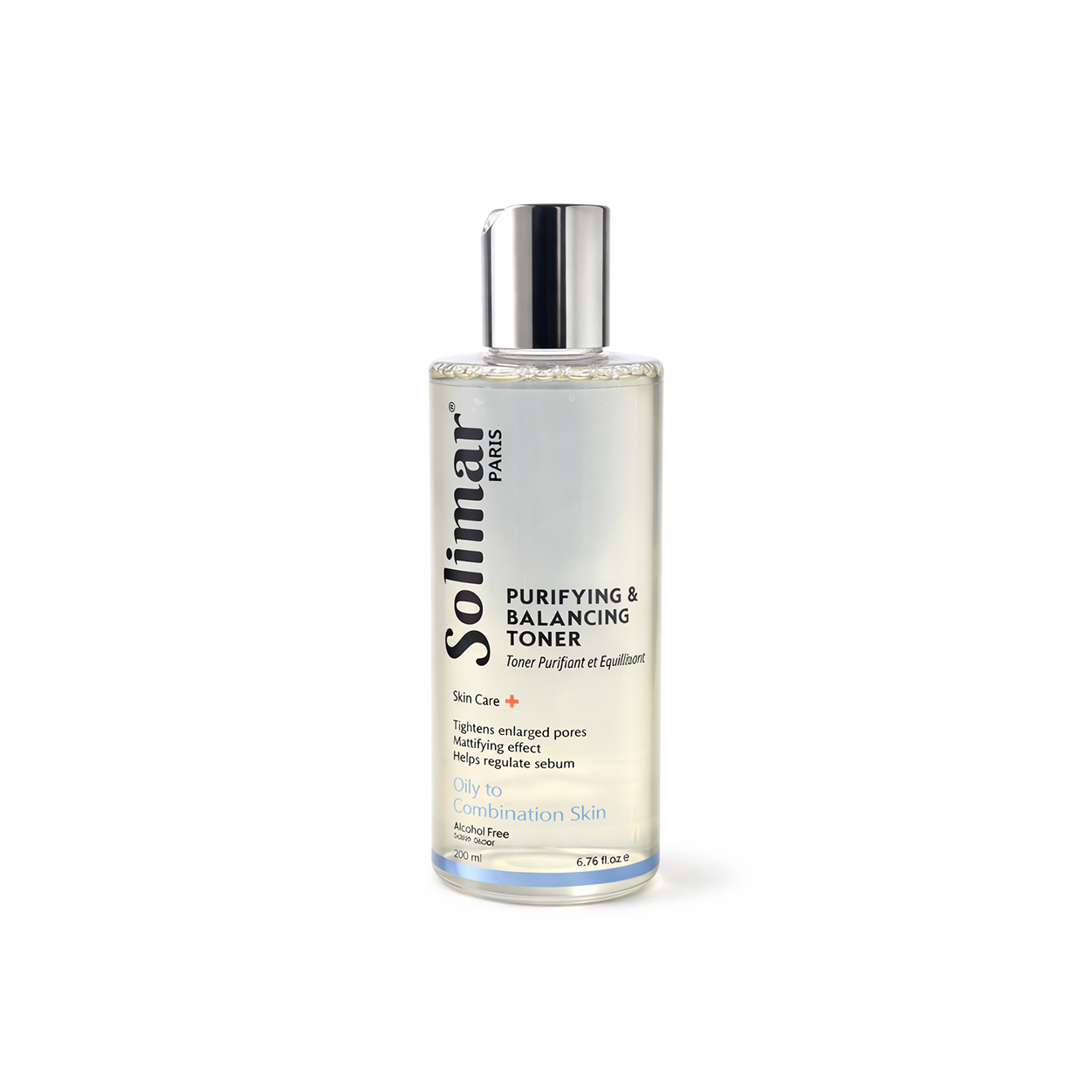Solimar Paris Purifying & Balancing Toner 200ml face toner for oily to combination skin with pore tightening and oil control benefits