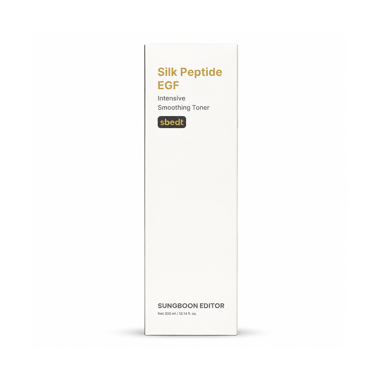 Sungboon Editor Silk Peptide EGF Intensive Smoothing Toner 300ml hydrating face toner for dry and textured skin