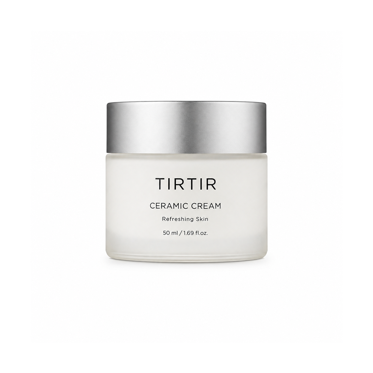 TIRTIR Ceramic Cream Refreshing Skin face moisturizer 50ml jar for deep hydration and skin barrier repair