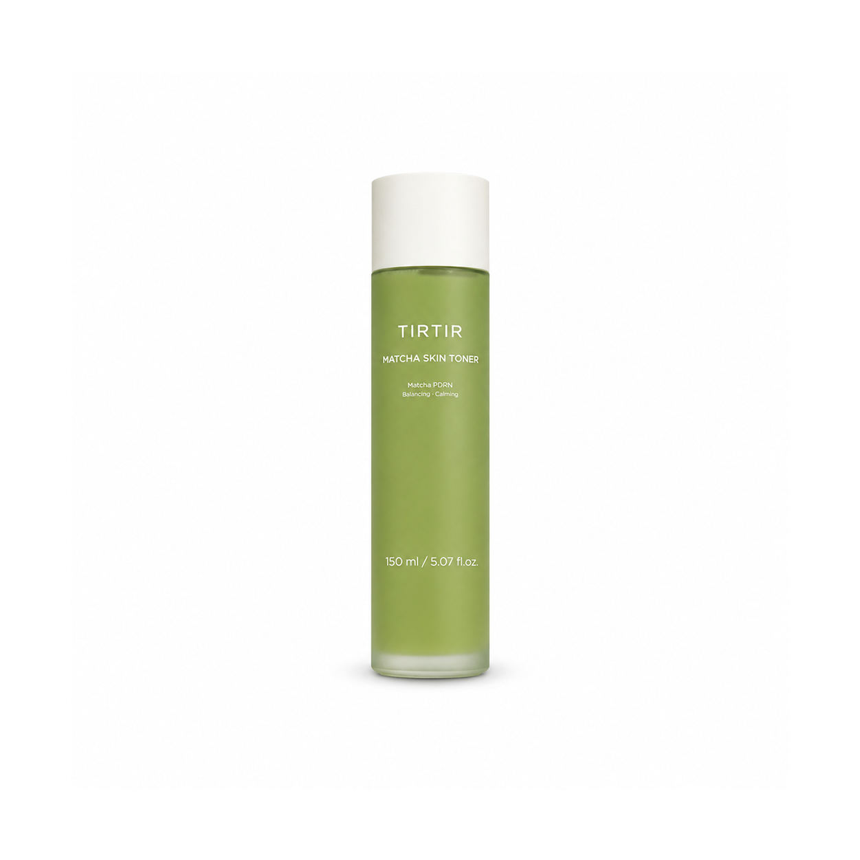 TIRTIR Matcha Skin Toner facial toner 150ml bottle, lightweight hydrating formula for soothing and balancing sensitive skin