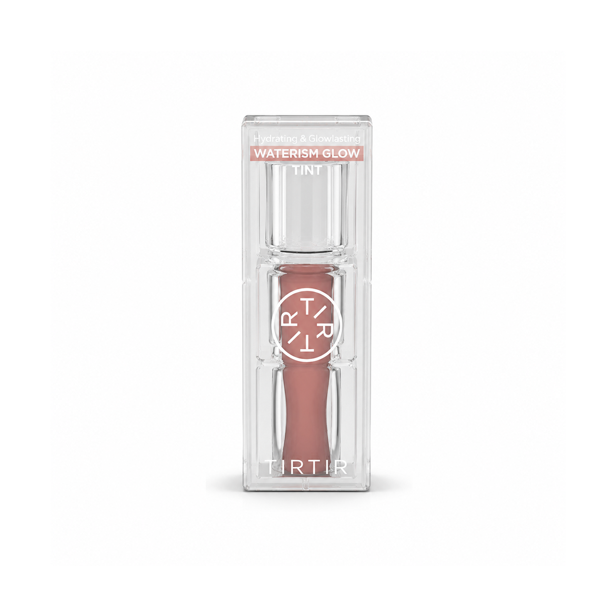 TIRTIR Waterism Glow Tint hydrating lip tint with glossy non-sticky finish for dry lips in clear packaging