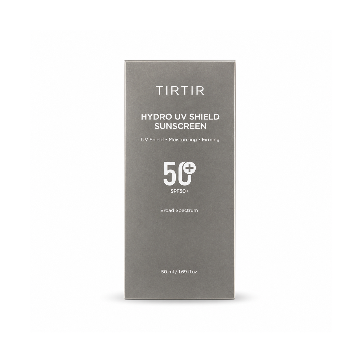 TIRTIR Hydro UV Shield Sunscreen SPF50+ 50ml face sunscreen providing broad spectrum UV protection with hydrating lightweight finish