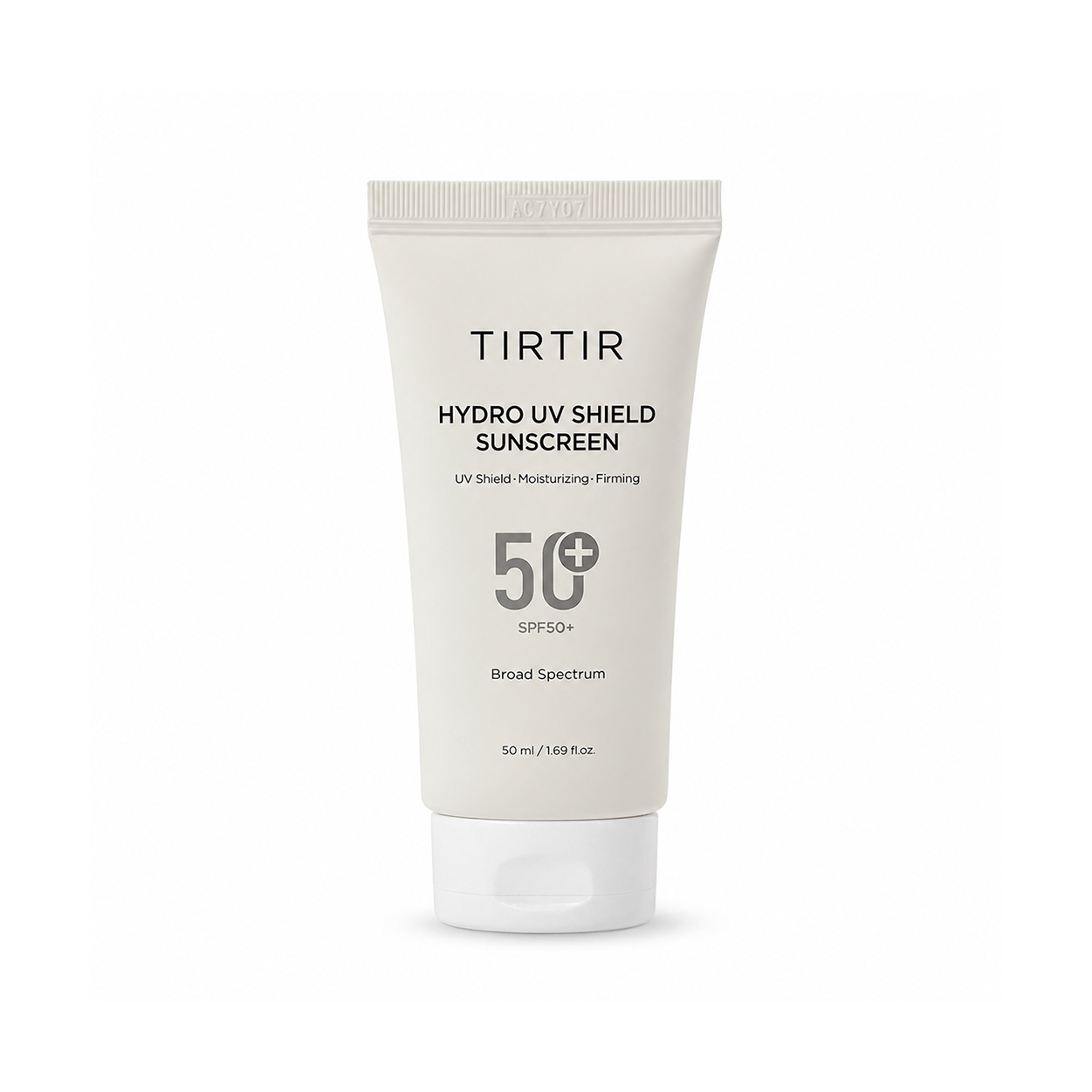 TIRTIR Hydro UV Shield Sunscreen SPF50+ 50ml face sunscreen providing broad spectrum UV protection with hydrating lightweight finish