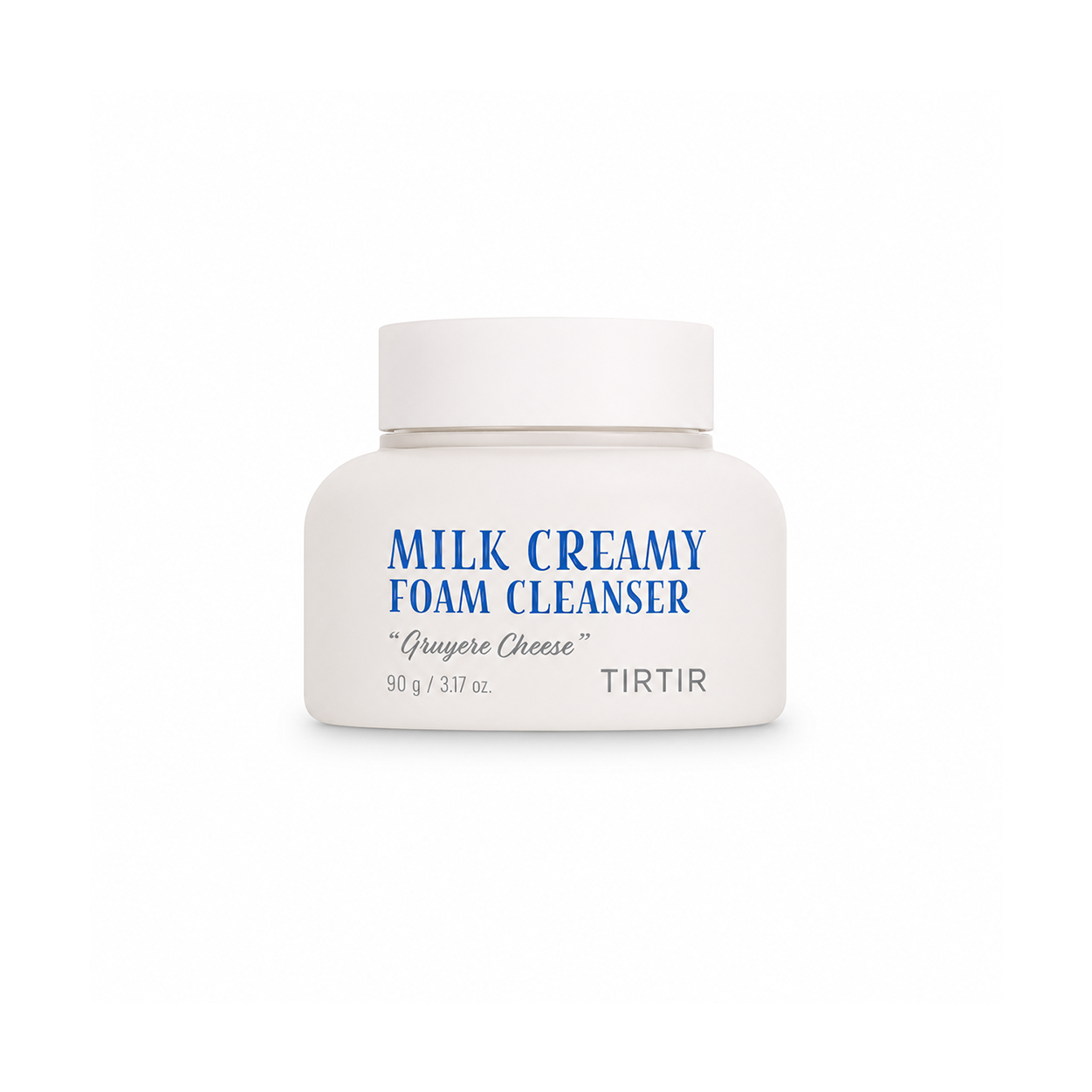 TIRTIR Milk Creamy Foam Cleanser Gruyere Cheese 90g cream to foam facial cleanser for deep cleansing and hydration