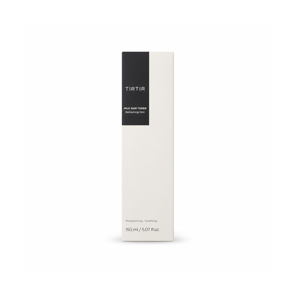 TIRTIR Milk Skin Toner hydrating face toner 150ml bottle for sensitive skin, designed to soothe irritation and improve skin hydration