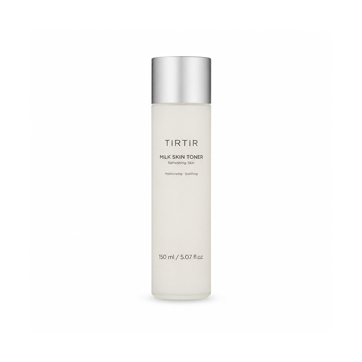 TIRTIR Milk Skin Toner hydrating face toner 150ml bottle for sensitive skin, designed to soothe irritation and improve skin hydration