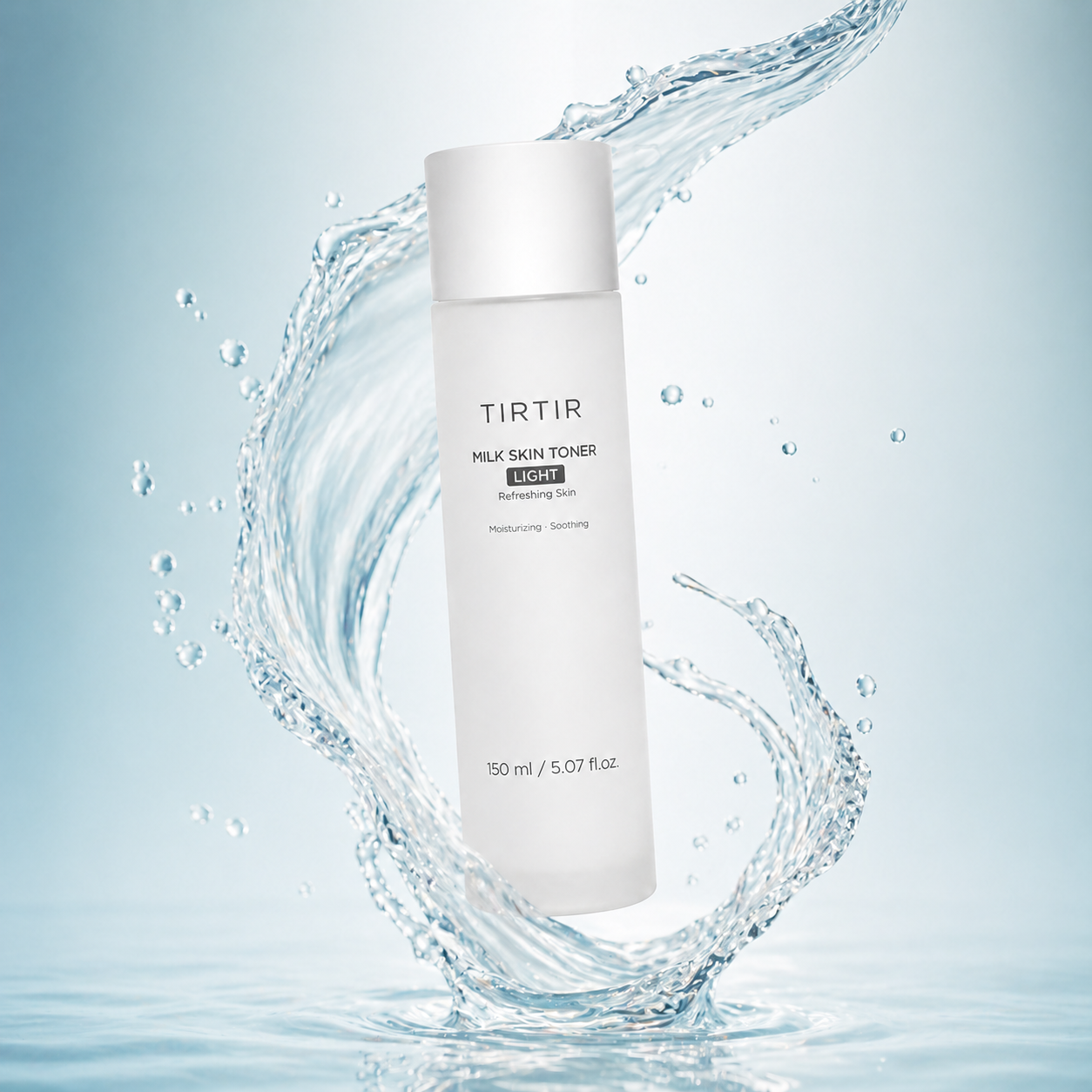 TIRTIR Milk Skin Toner Light hydrating face toner 150ml for soothing and brightening sensitive dry skin