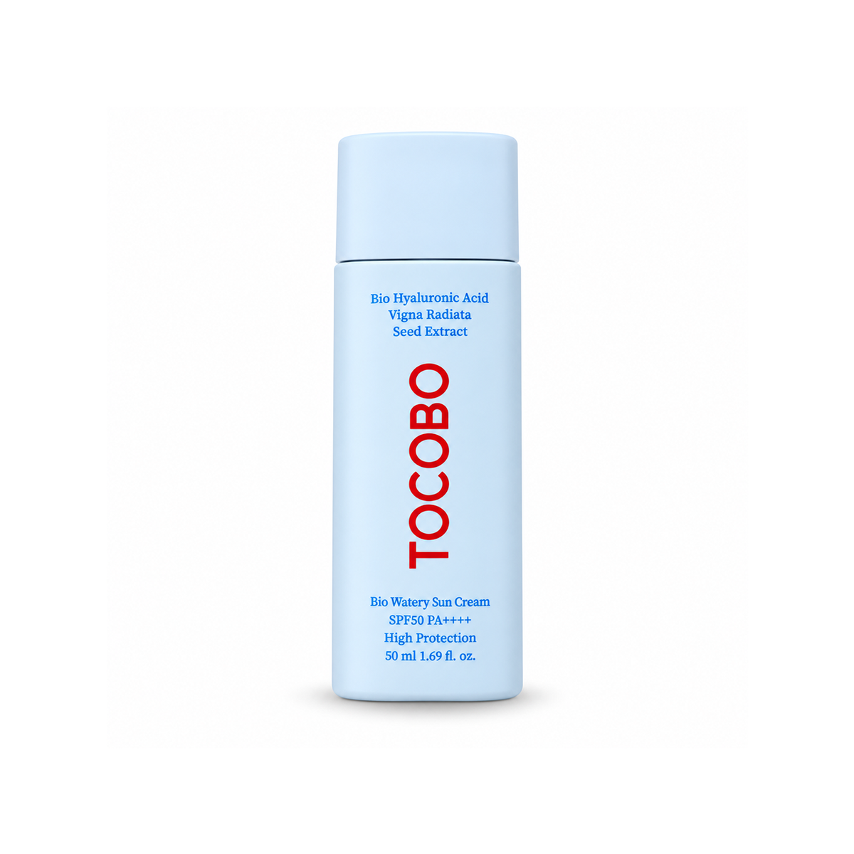 TOCOBO Bio Watery Sun Cream SPF50 PA++++ 50ml face sunscreen providing lightweight daily UV protection and deep hydration