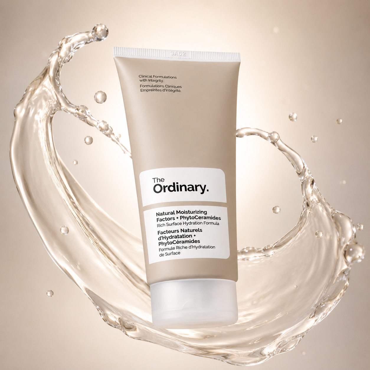 The Ordinary Natural Moisturizing Factors + PhytoCeramides Barrier Repair Moisturizer 100ml for deep hydration and skin barrier support.