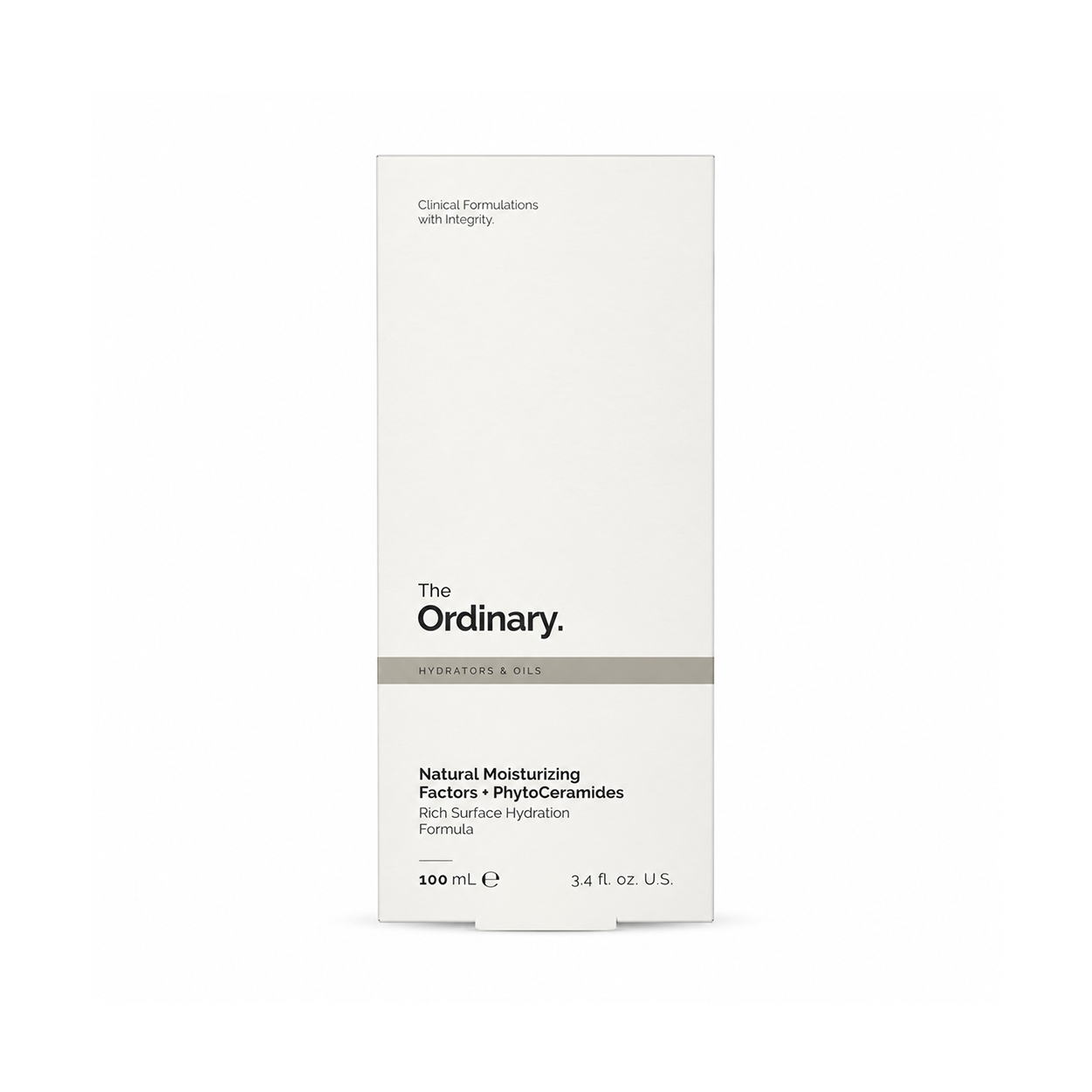 The Ordinary Natural Moisturizing Factors + PhytoCeramides Barrier Repair Moisturizer 100ml for deep hydration and skin barrier support.