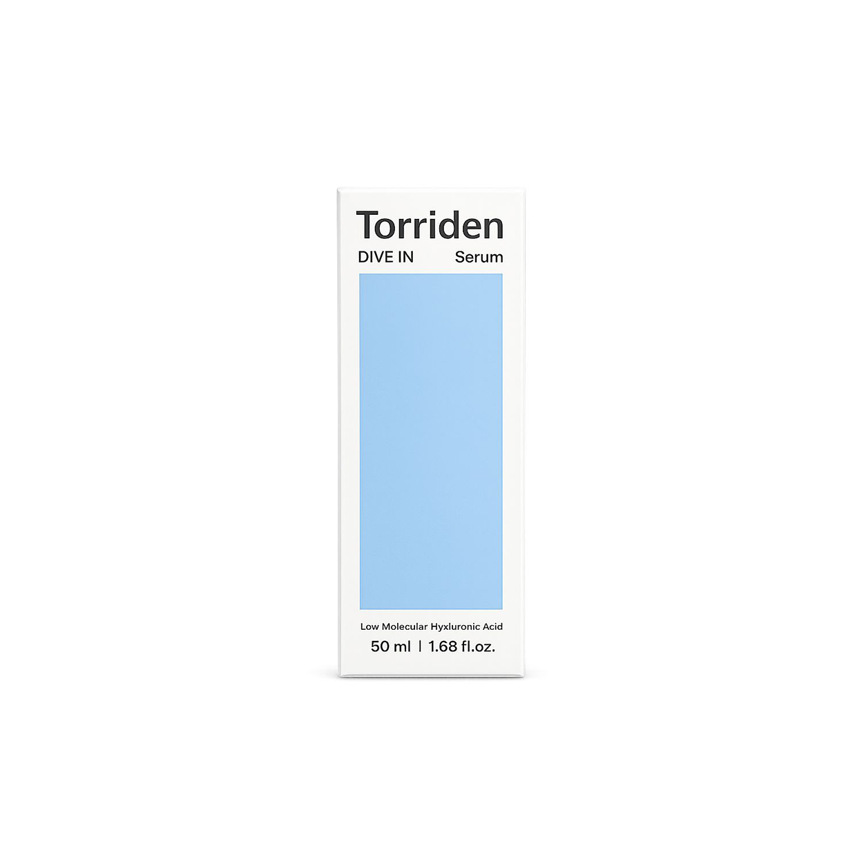 Torriden Dive In Low Molecular Hyaluronic Acid Serum 50ml hydrating face serum providing deep moisture and skin barrier support for dry sensitive skin