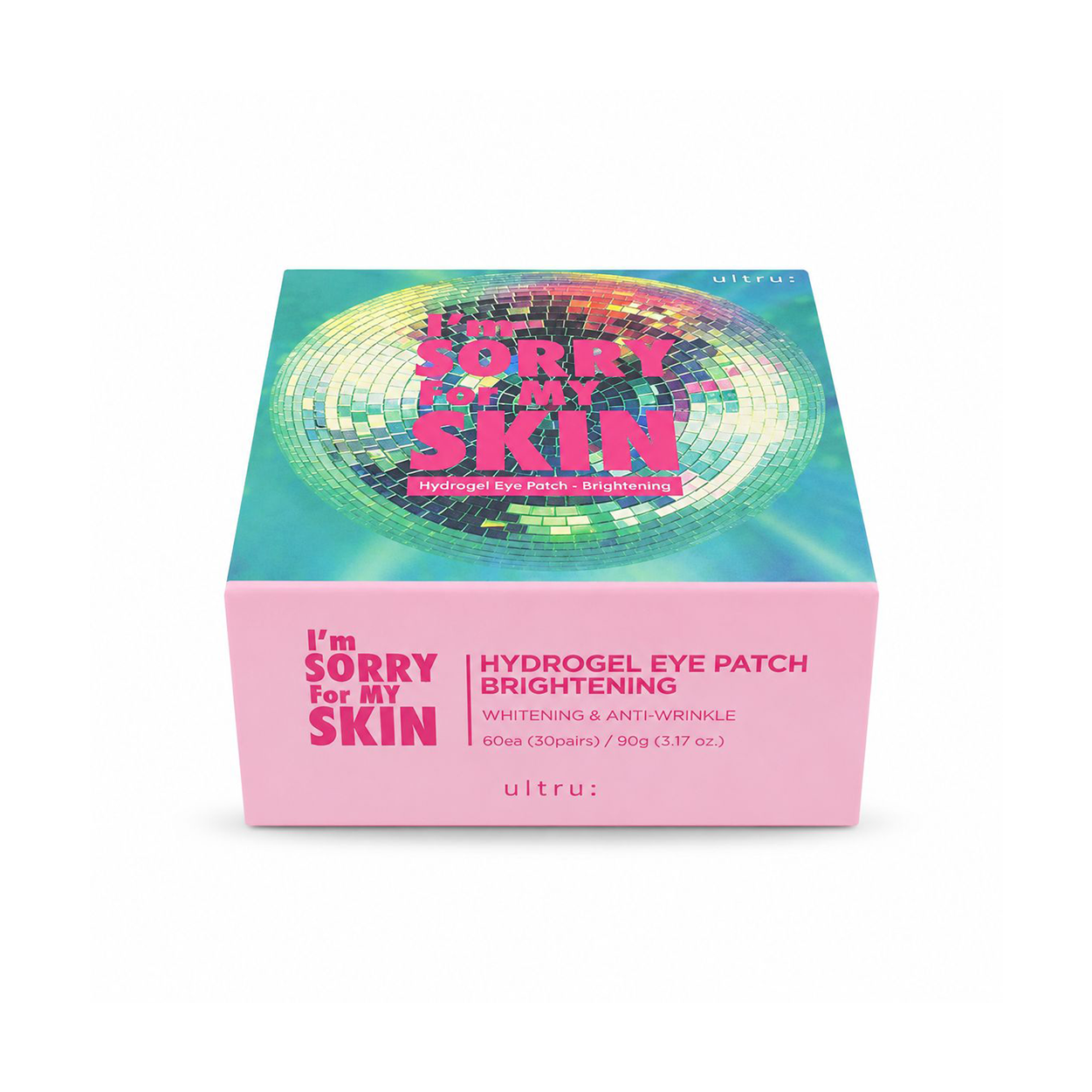 Ultru I'm Sorry For My Skin Hydrogel Eye Patch Brightening Hydrogel Eye Patches 60 Pieces for dark circles and smoother under-eye skin