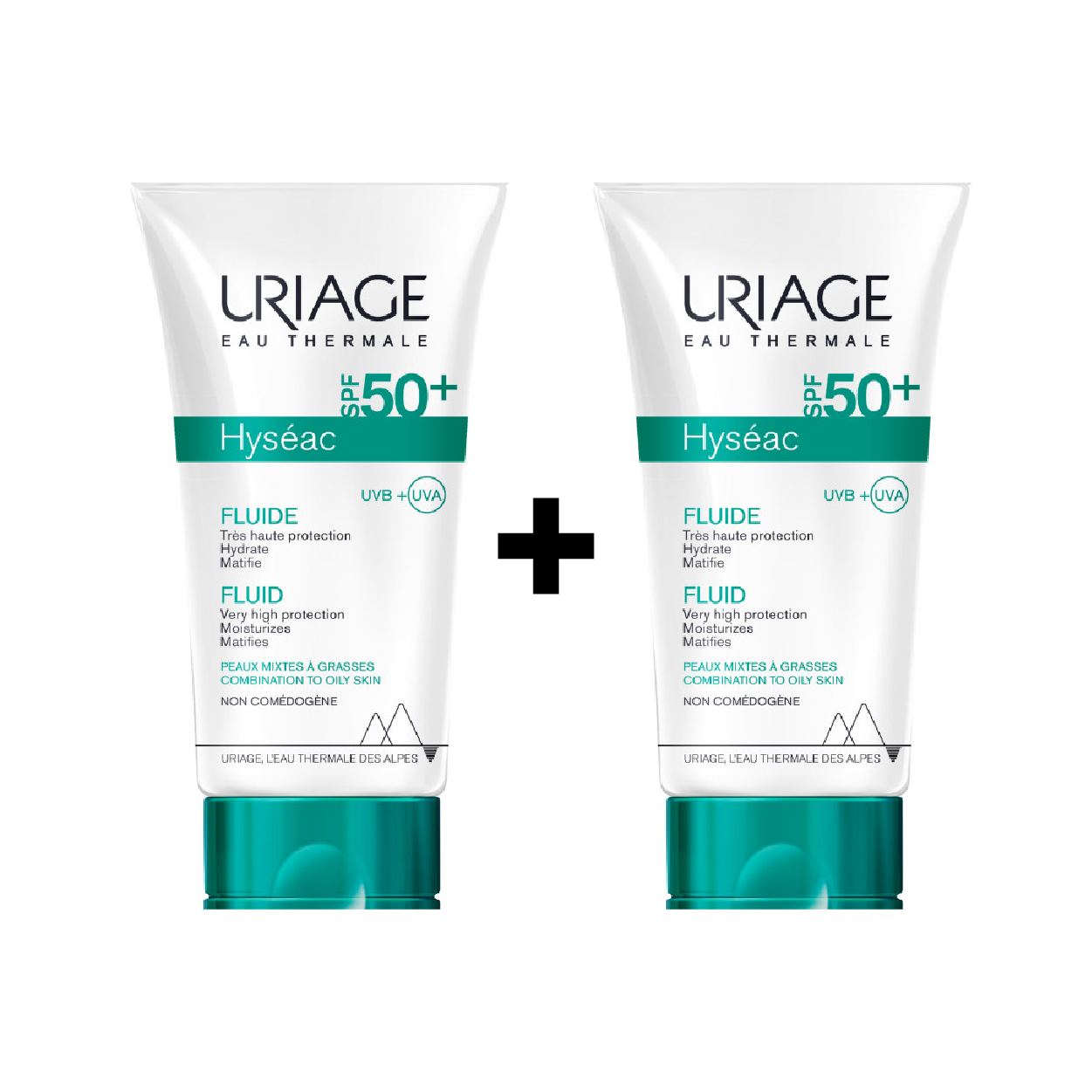 Uriage Hyseac Mattifying Fluide Spf50+ 50Ml(1+1)