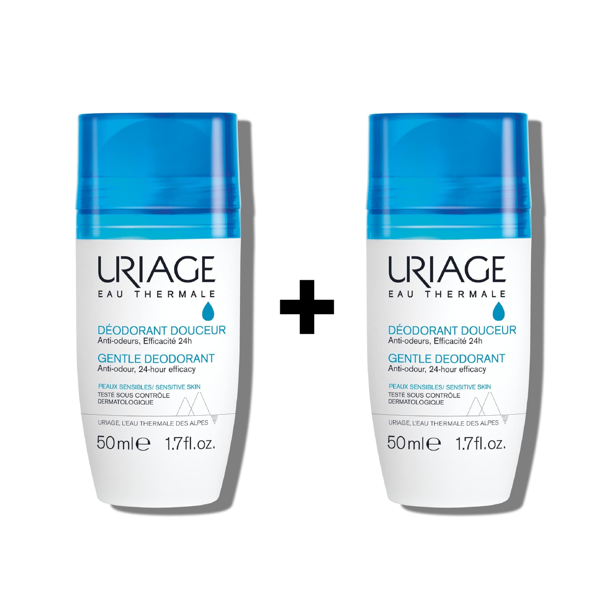 Uriage Gentle Deo Roll On 50Ml 1+1