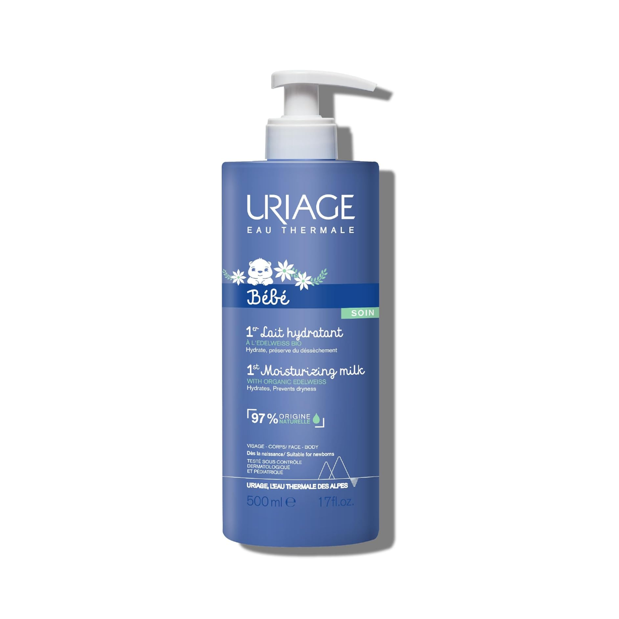 Uriage Bebe Soin 1St Hydratant Moisturizing Milk 500Ml