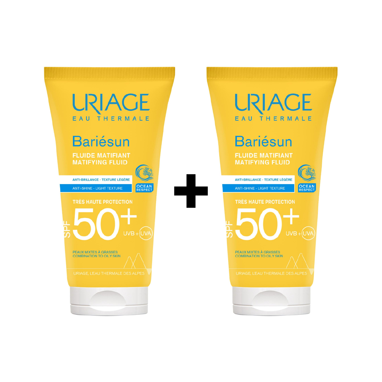 Uriage Bariesun Spf 50+ Fluid Matifyng 50Ml 1+1