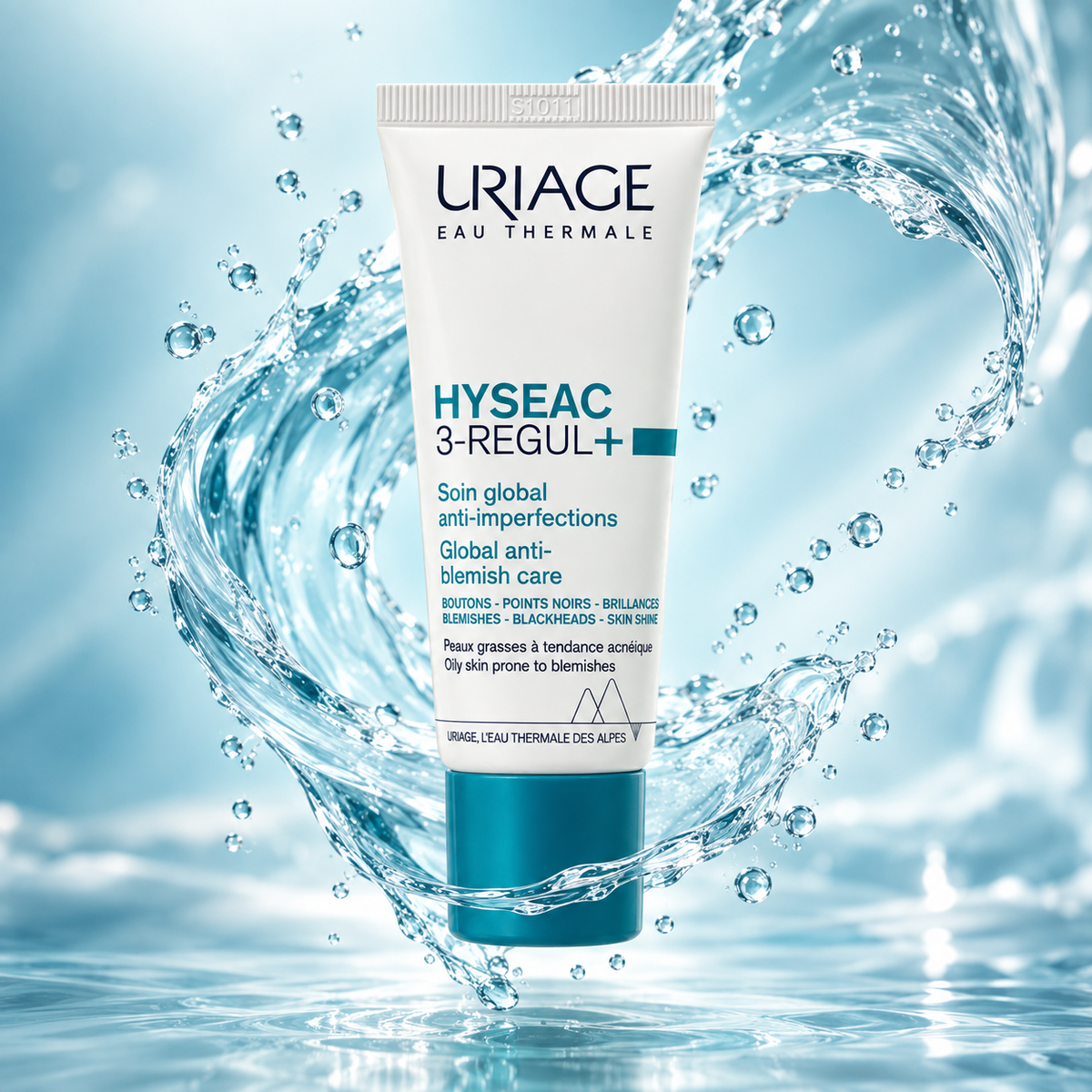 Uriage Hyséac 3-Regul+ Global Anti-Blemish Care 40ml for oily blemish-prone skin and excess shine