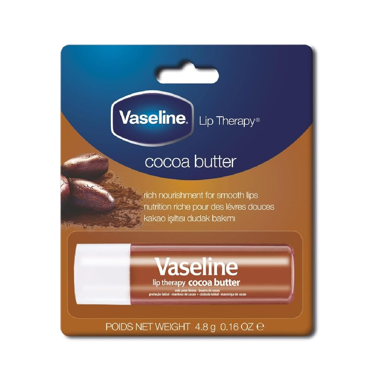 Vaseline Lip Balm Cocoa Butter 4.8G