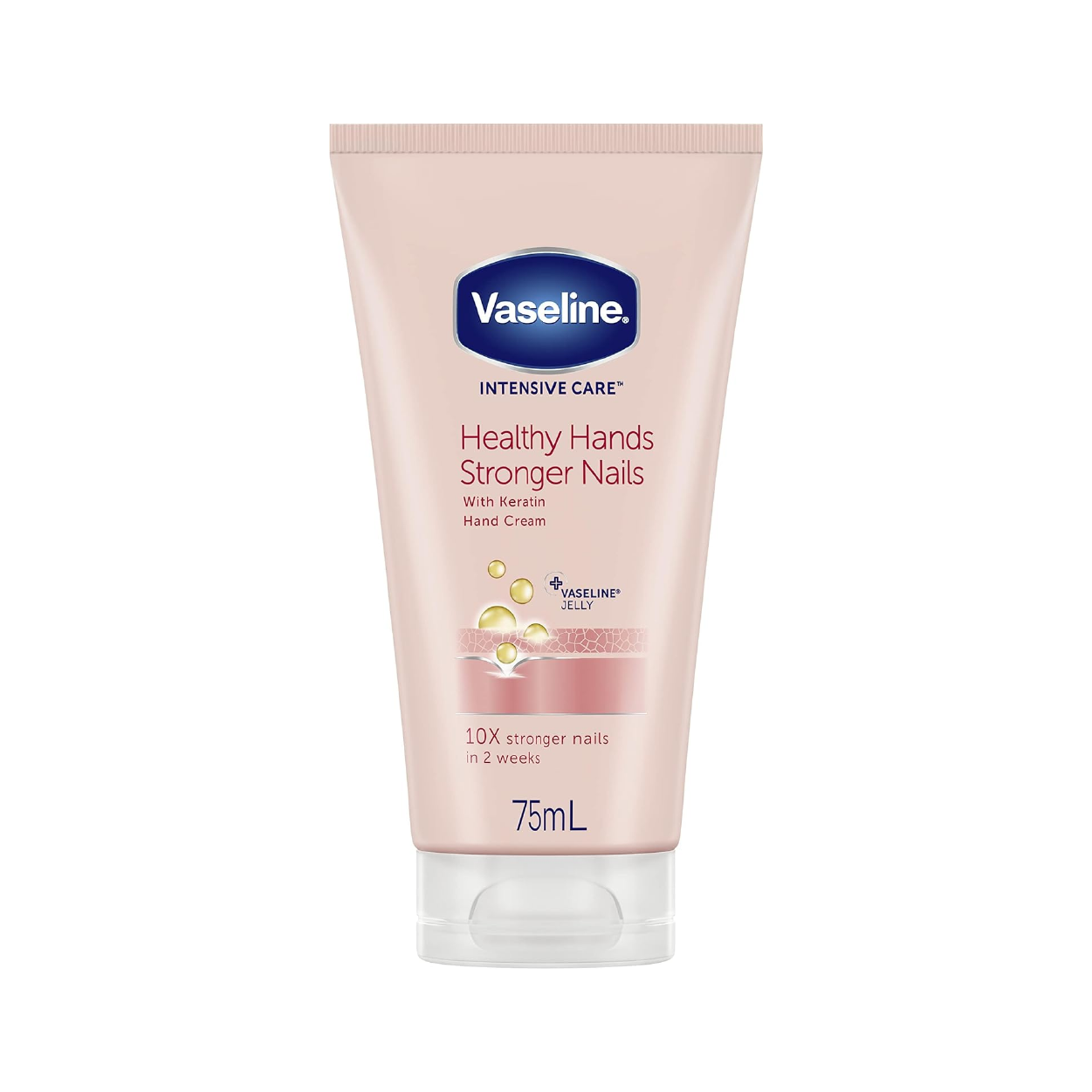Vaseline Healthy Hands Stronger Nails W/Keratin 75Ml