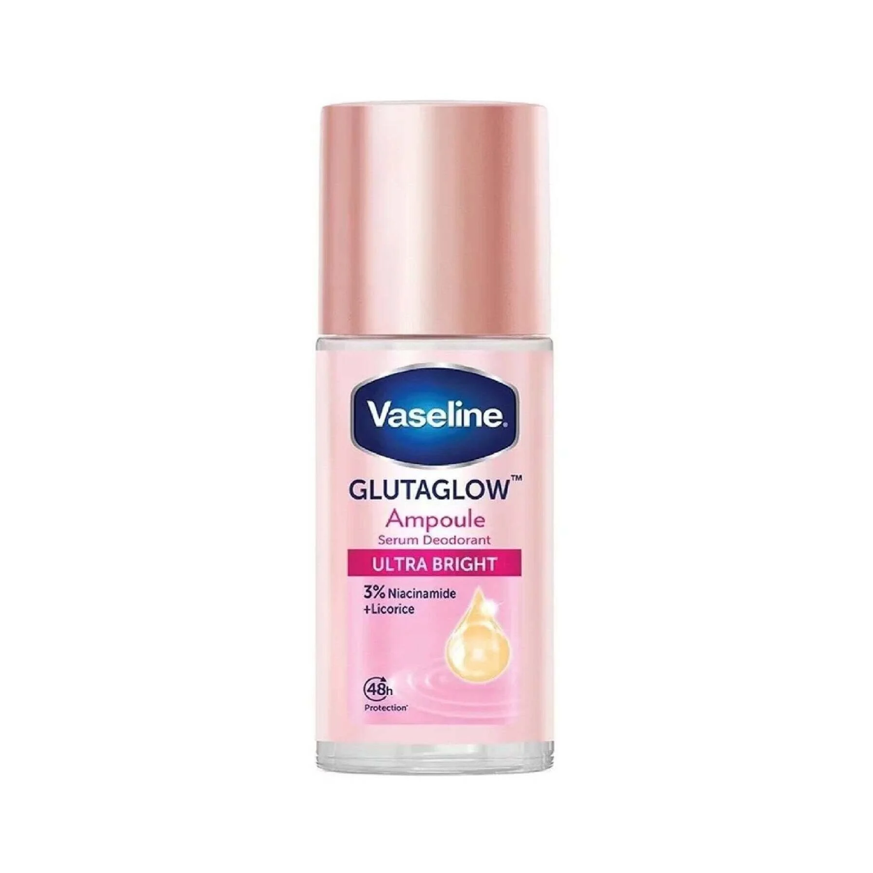 Vaseline Gluta Glow Ampoule Ultra Bright Deo Roll Serum 45Ml
