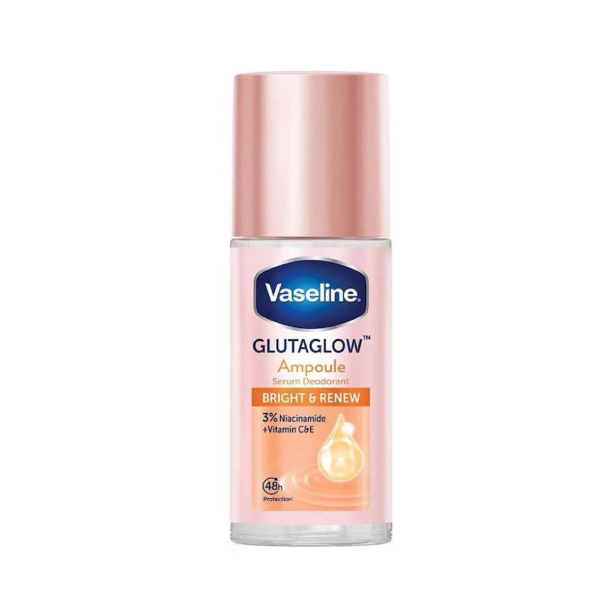 Vaseline Gluta Glow Ampoule Bright&Renew Deo Roll Serum 45Ml