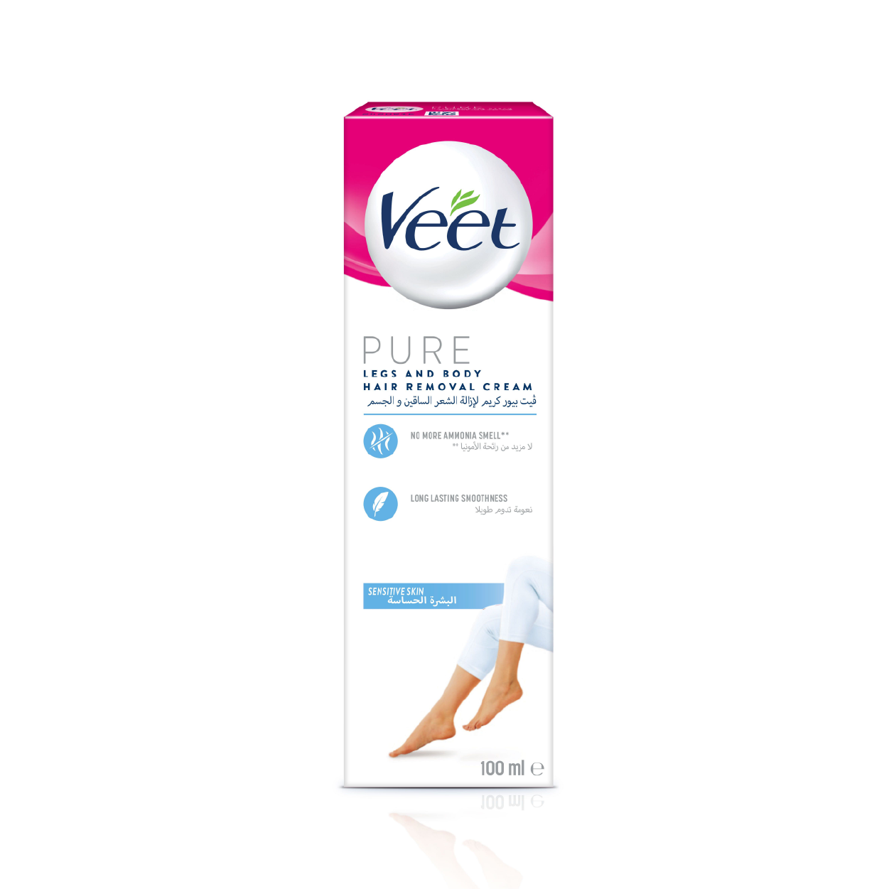 Veet Pure Legs & Body Hair Removal Crm(Sensitive Skn)100Ml
