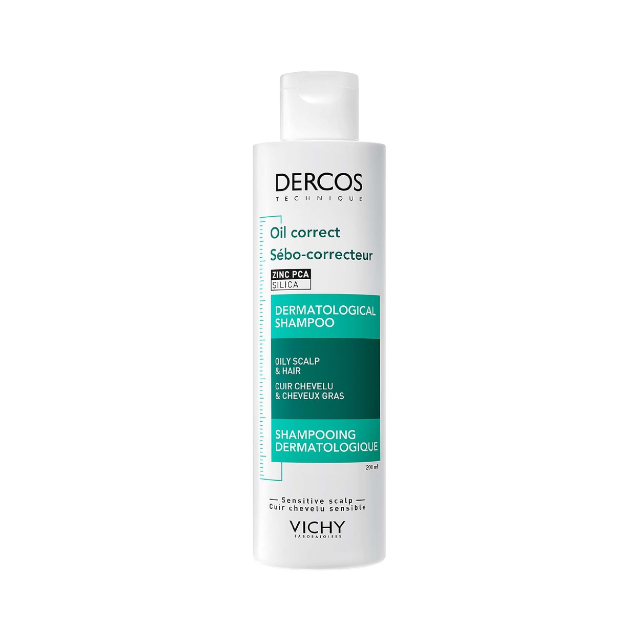 Vichy Oil Correct Dt Shampoo Oily Scalp Hair 200Ml