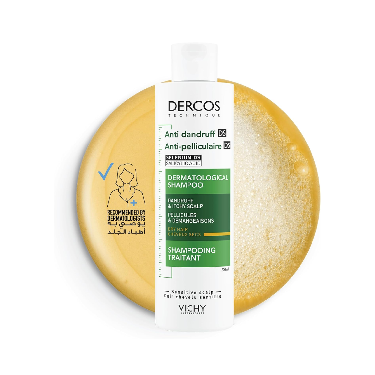 Vichy Dt Anti-Dandruff Dry Shampoo 390Ml