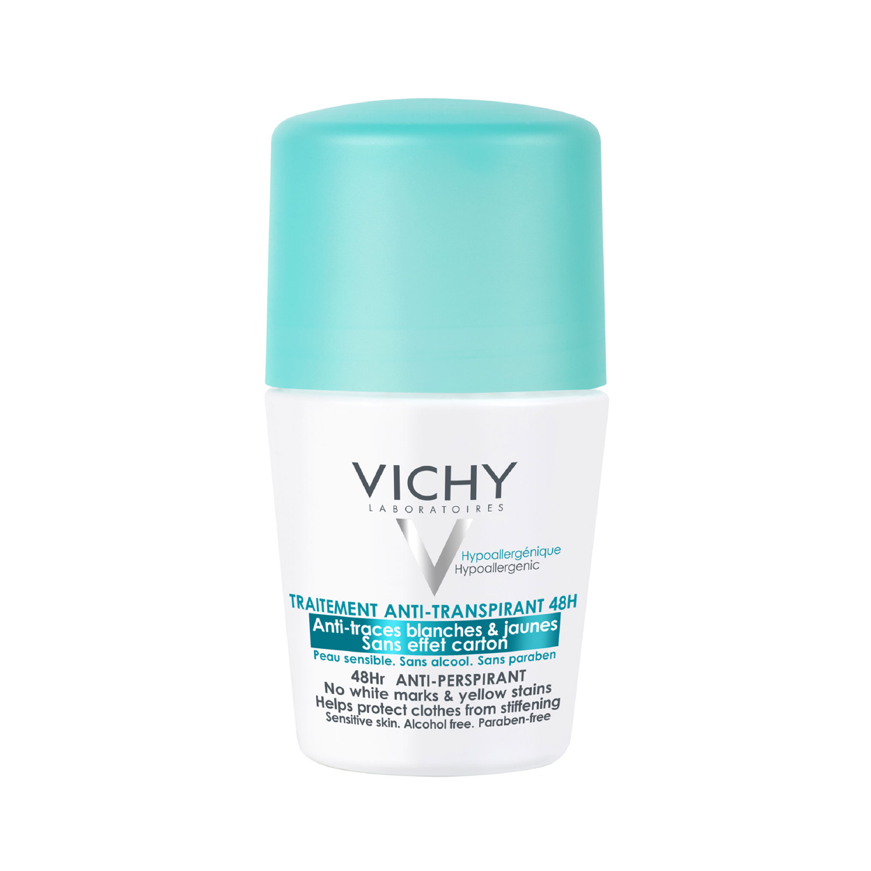 Vichy Deo Roll-On 48H Green Cap 50Ml(Anti-Traces)