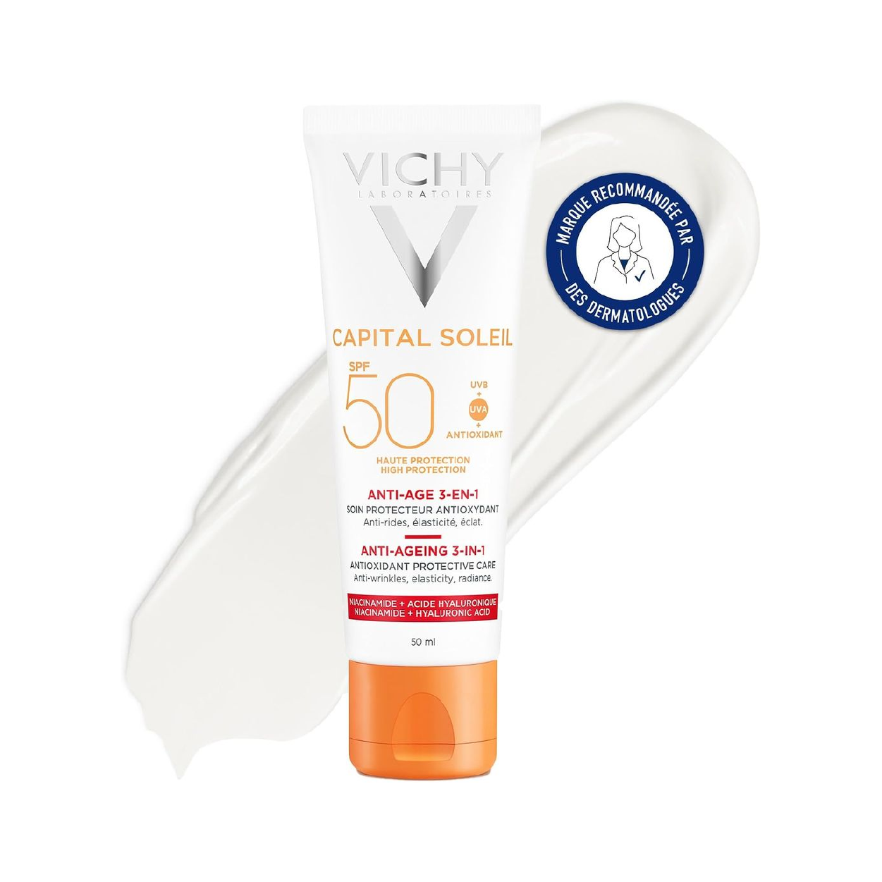Vichy Capital Soleil Sp50+A-A 3In1 Crm 50Ml