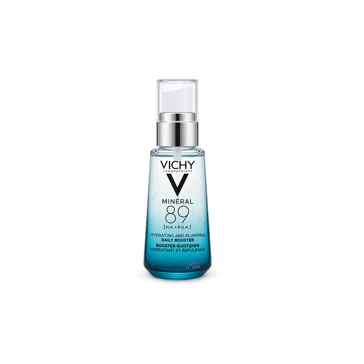 Vichy Minéral 89 Hydrating and Plumping Daily Booster facial serum 50ml for deep skin hydration