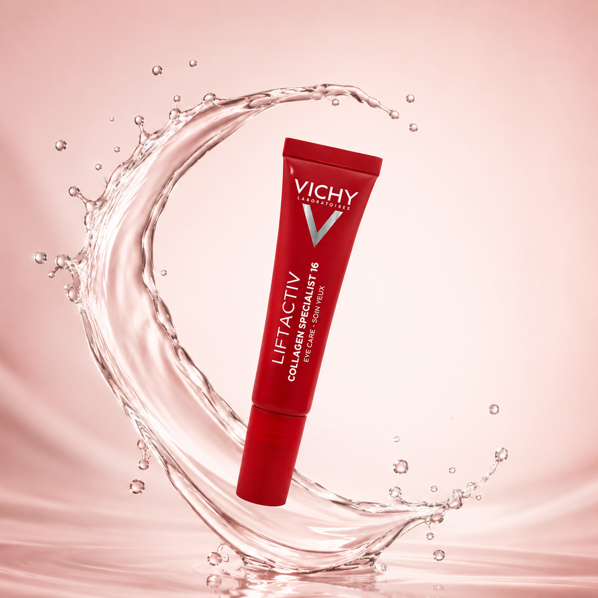 Vichy Liftactiv Collagen Specialist 16 Eye Care anti-aging eye cream 15ml helps reduce wrinkles, crow's feet and dark circles.