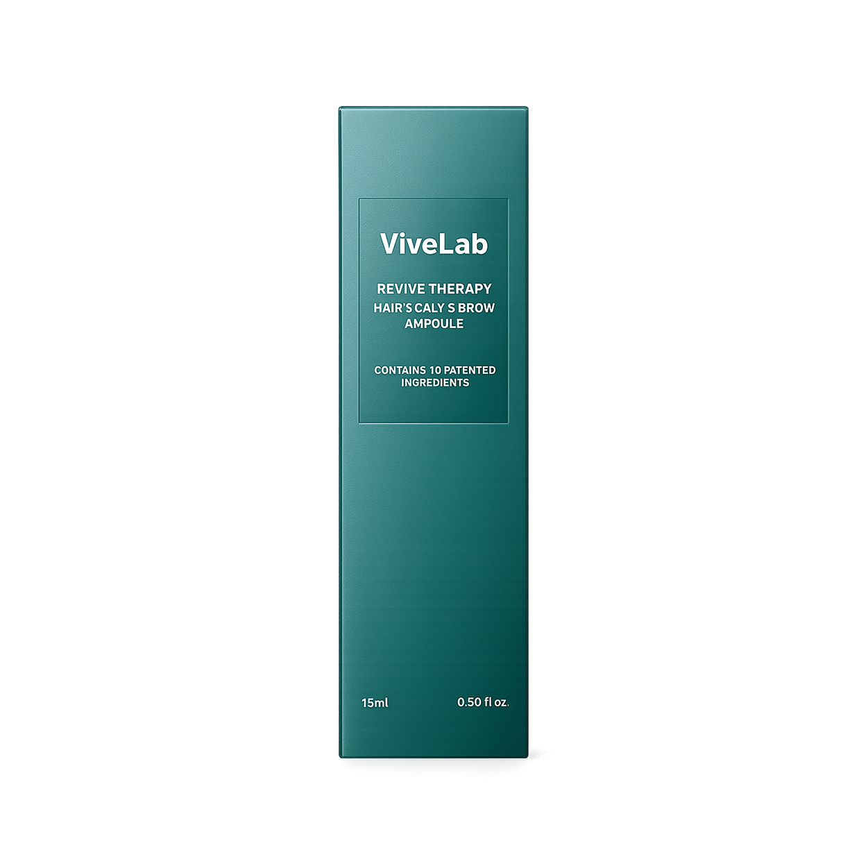 ViveLab Revive Therapy Hair Scalp & Brow Ampoule 15ml hair growth scalp ampoule supporting stronger roots and fuller brows
