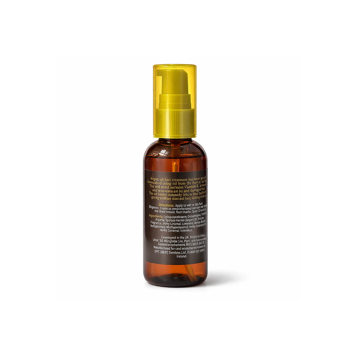 XHC Argan Oil Hair Treatment leave-in serum 100ml bottle for hydrating and smoothing dry, damaged hair