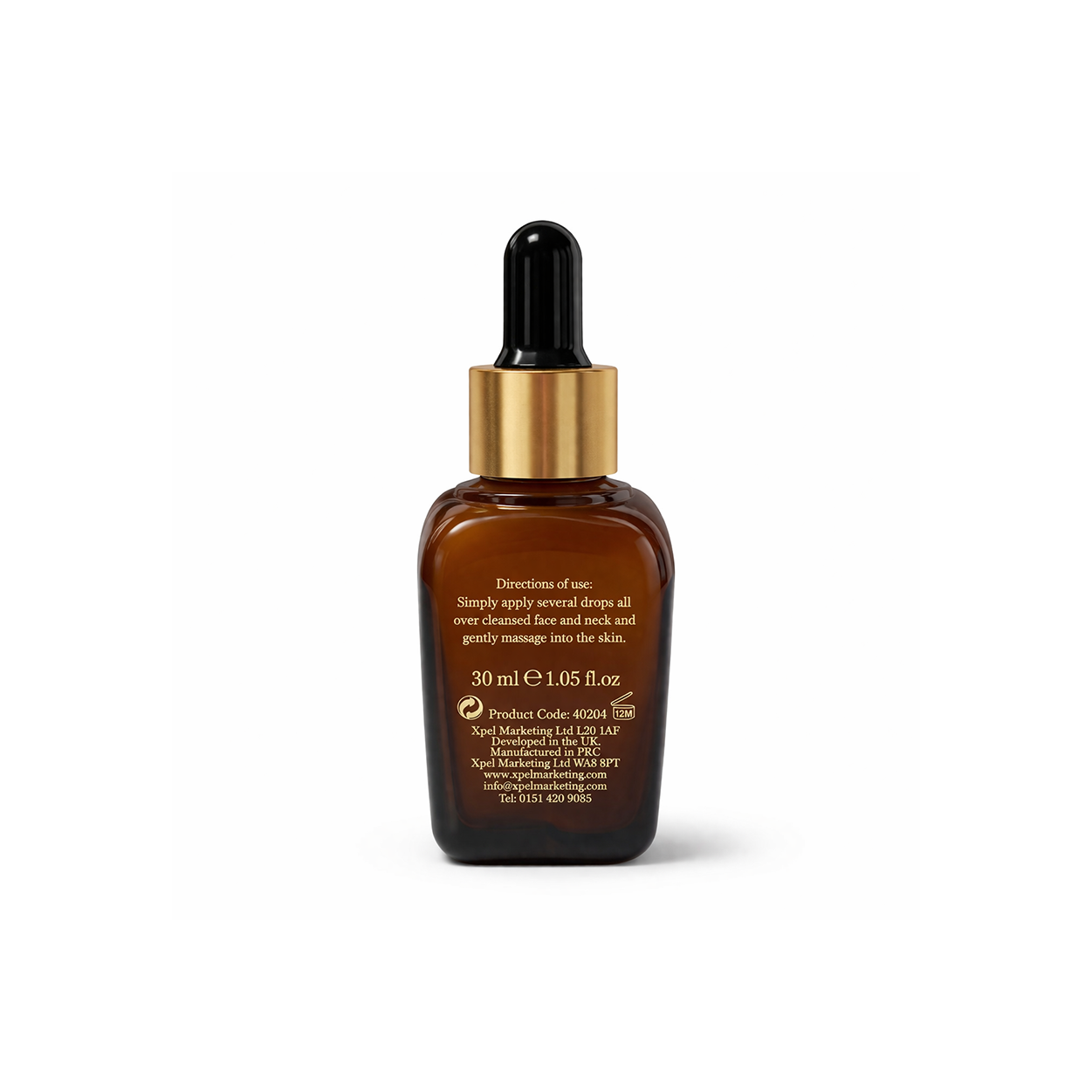 Xpel Argan Oil Night Repair Serum 30ml face serum bottle for deep hydration and overnight skin repair