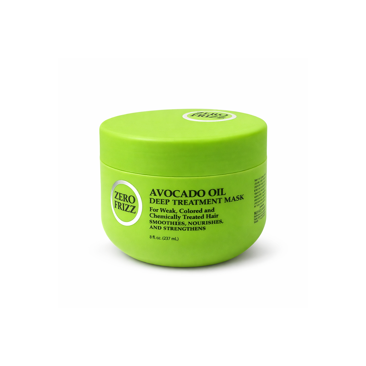 Zero Frizz Avocado Oil Deep Treatment Mask 470ml hair treatment mask for repairing dry damaged and frizzy hair