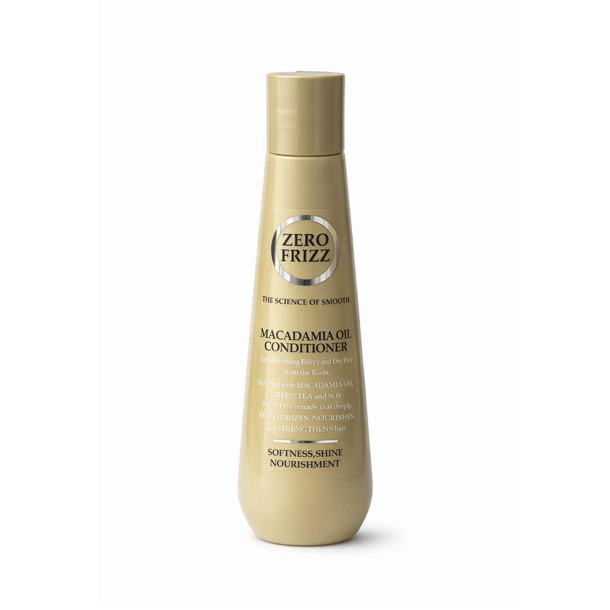 Zero Frizz Macadamia Oil Conditioner 355ml anti-frizz hair conditioner for dry damaged hair hydration and smoothness