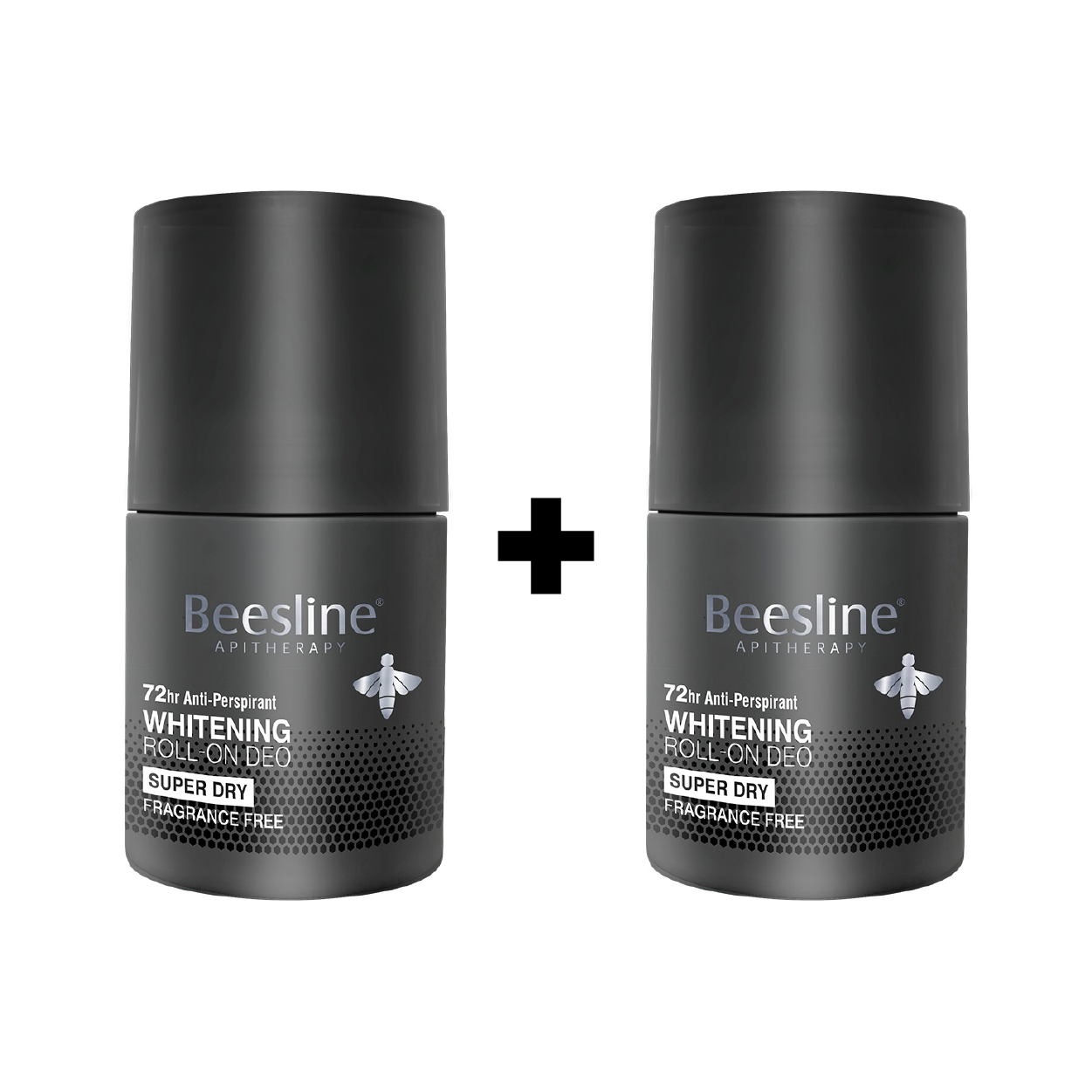 Beesline Deo Roll-On 72Hr Men'S Super Dry Fragfree 50Ml 1+1