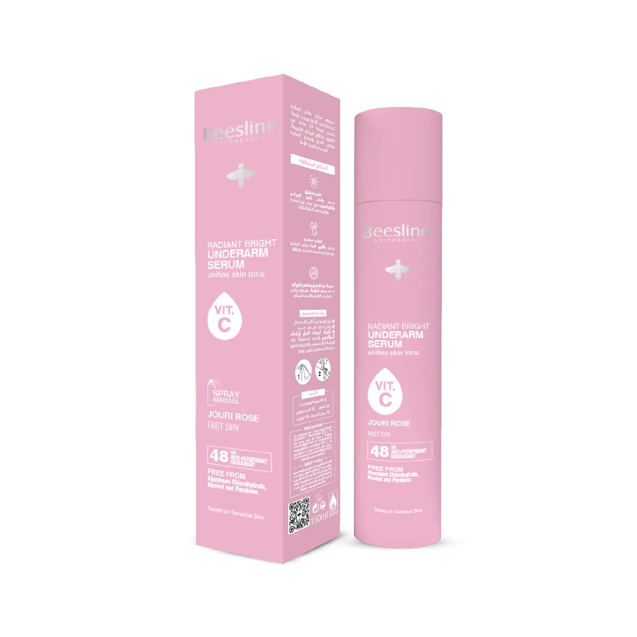 Beesline Under Arm Serum Jouri Rose 150Ml