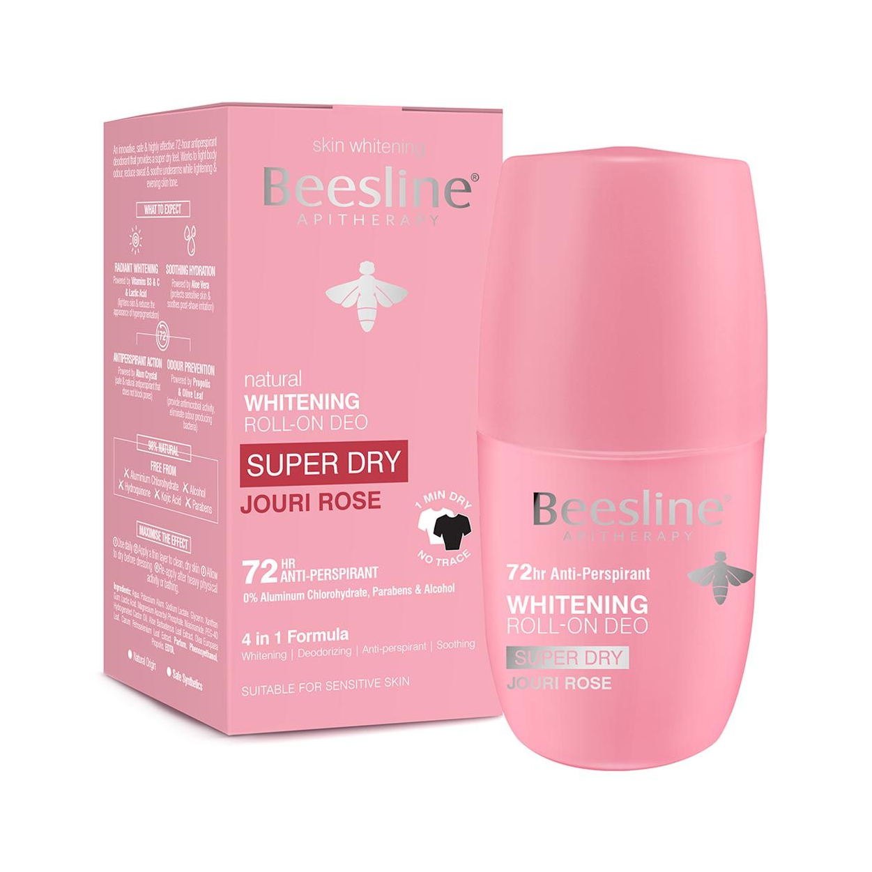 Beesline Roll-On Deojouri Rose 50Ml