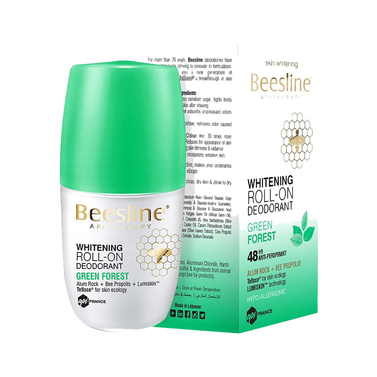 Beesline Roll-On Deo Green Forest 50Ml
