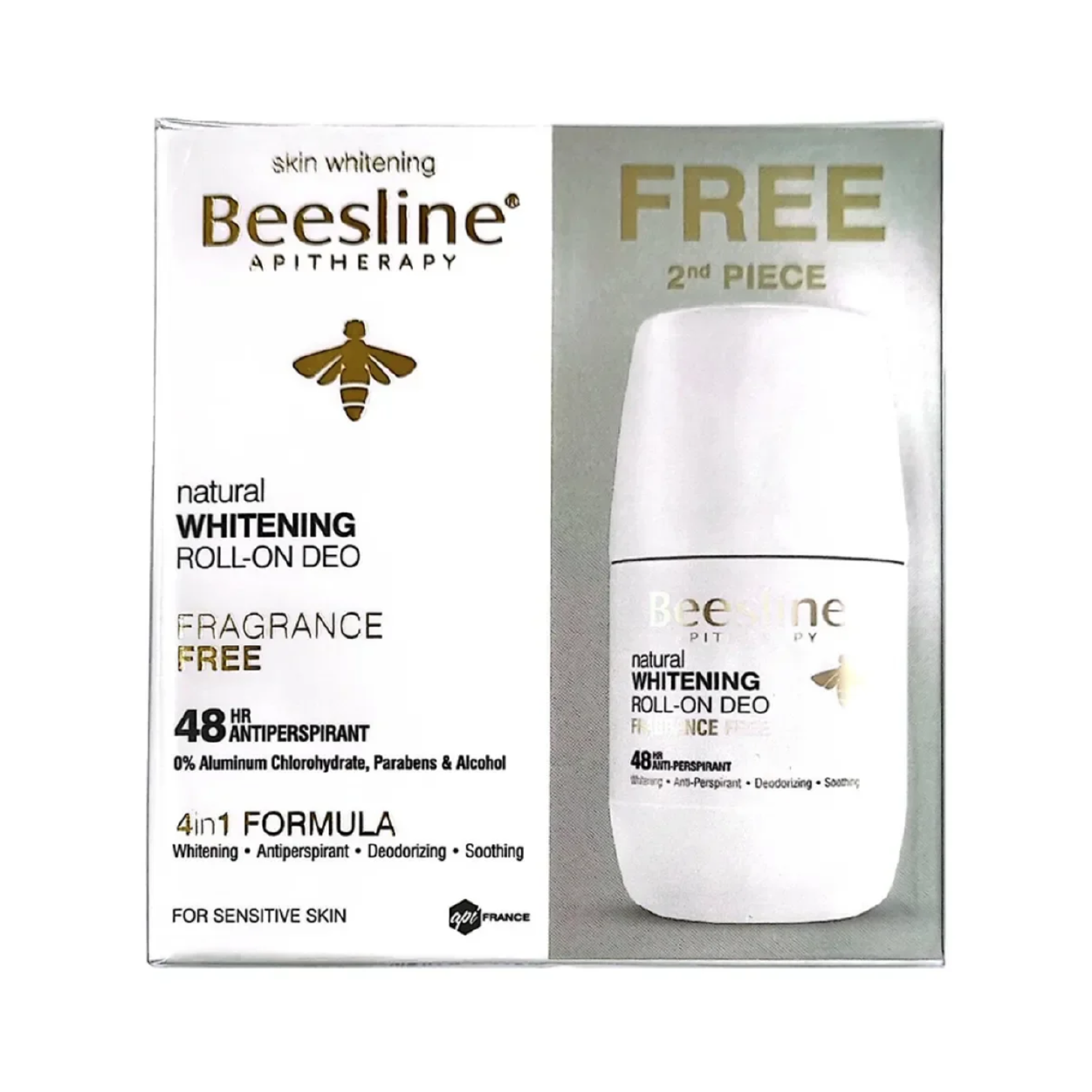 Beesline Roll On Deo Invisible 1+1